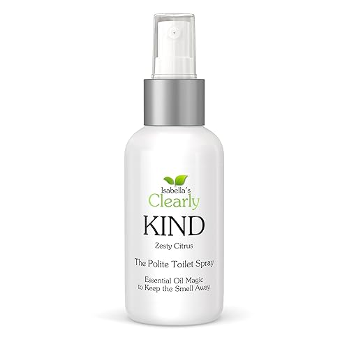 Clearly KIND, The Polite Odor Eliminator "Before you Poop" Toilet Spray | Pre Poo Essential Oil Magic Keeps the Smell Away | 100% Natural Bathroom
