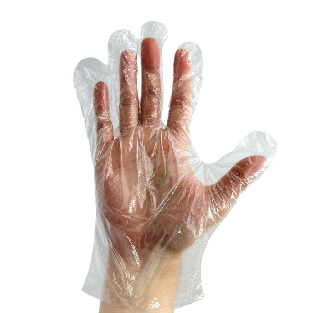 PackagingSuppliesByMail PSBM Large Food Prep Gloves, 5000 Pairs Latex Free Gloves for Multipurpose use, 1.5 Mil Snug Fit Powder Free Glove, 2X Stretch