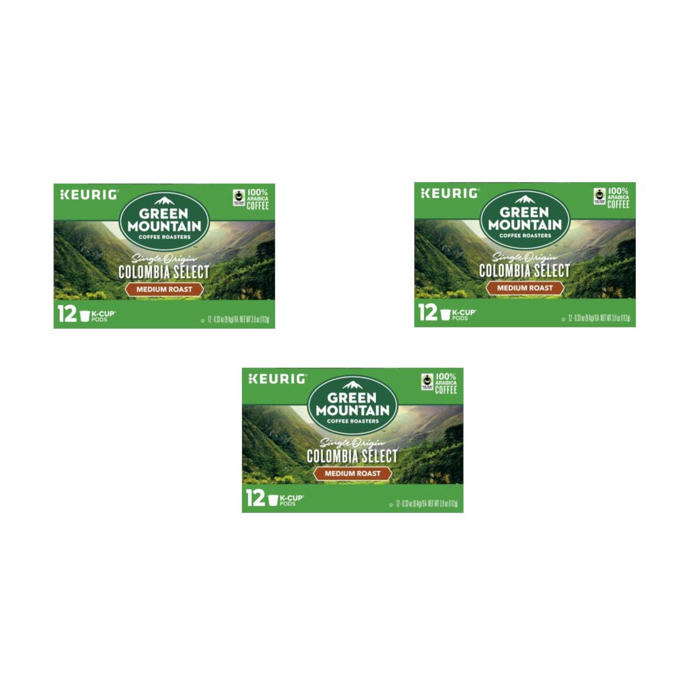 Green Mountain Columbian Fair Trade Select, 12-count (Pack of3)
