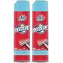 Resolve High Traffic Carpet Foam, Cleans Freshens Softens & Removes Stains, Crisp Linen, 22 Ounce (Pack of 2)
