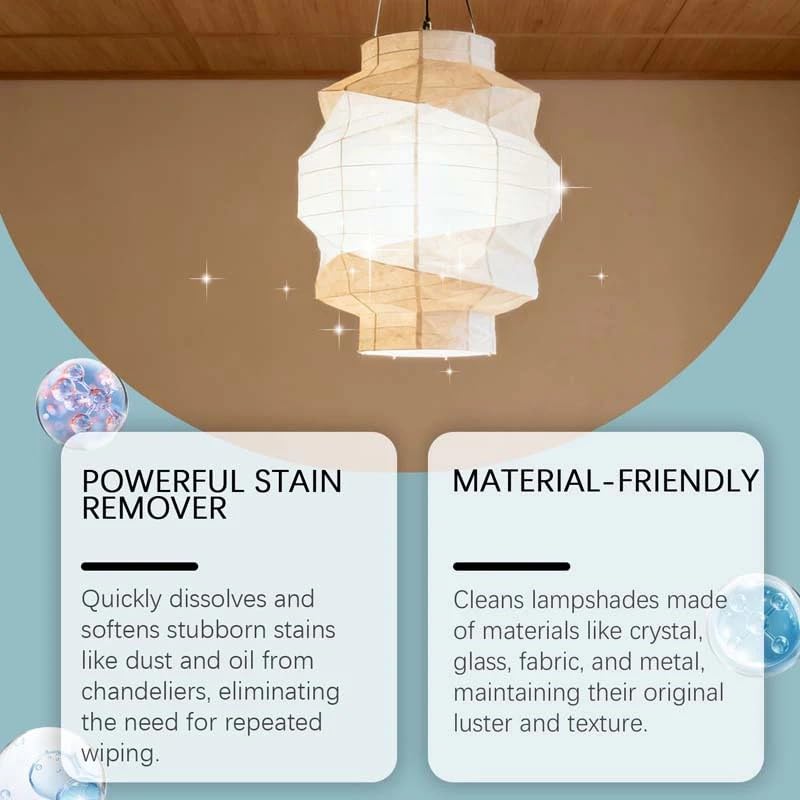 WEERSHUN Chandelier Cleaning & Care Spray | Sparkle Plenty Crystal Chandelier Cleaner Spray | Glass Cleaner for Glass, Crystal & Acrylic Light