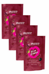 Valesco Gourmet Olives, O'Live 2 Snack, Pitted Hot Spicy Mix Olives with Chili Pepper & Herbs, 3 oz (Pack of 4)