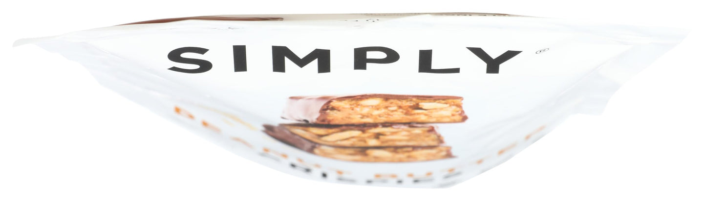 Simply Gum, Peanut Butter Crispies Dark Chocolate Bars, 4 Ounce