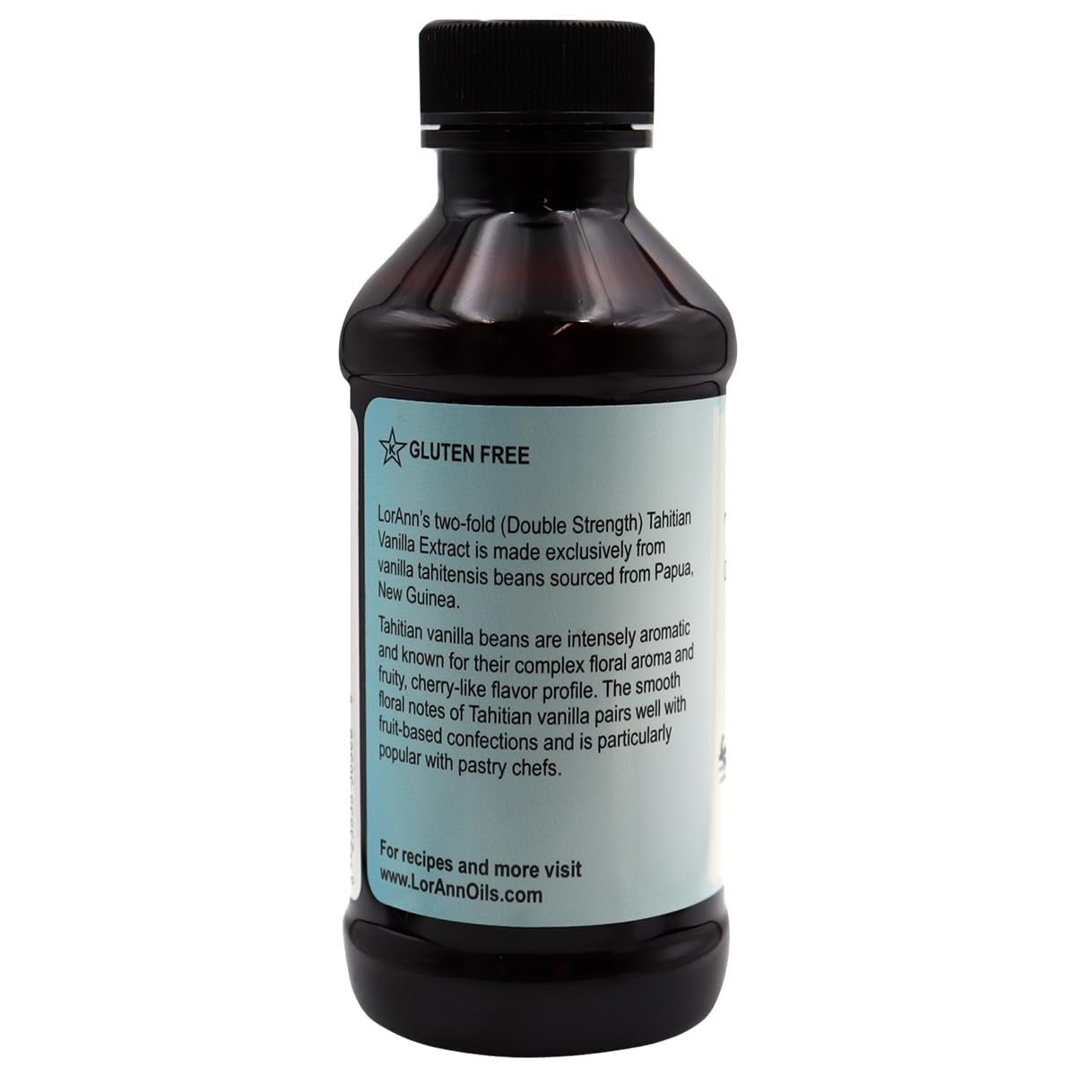 LorAnn Oils Vanilla Extract, 2-Fold Tahitian, 4 Ounce