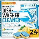 Dishwasher Cleaner And Deodorizer 24 Pack - 1 Year Supply Deep Clean Dishwasher Cleaner Tablets, Septic Safe Dishwasher Cleaning Tablets, Dish Washer