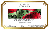 Orange Nutmeg Chicory Root Tea (Single Serve K-Cup Pods) (12 pods, ZIN: 576756) - 3 Pack