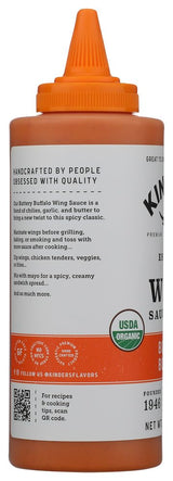 Kinders Organic Buttery Buffalo Wing Sauce, 13.4 OZ