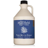 Mansfield Maple Pure Vermont Maple Syrup in Plastic Jug Grade A Dark Robust, Half Gallon