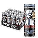 Bones Coffee Company French Toast Latte Sweet and Buttery Flavored Coffee, Medium Roast Ready To Drink Iced Coffee in Can, 11 Fl Oz Can (12 Pack)