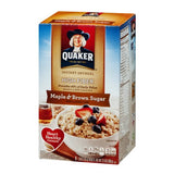 Quaker Instant Oatmeal High Fiber Maple & Brown Sugar
