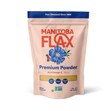 Premium Flaxseed Powder (NEW LOOK!) | Manitoba Flax by Manitoba Milling Co.| 1 lb. bag | 3000 mg Omega-3, Fiber, Plant Protein | Vegan, Non-GMO