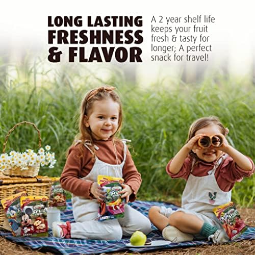 Brothers All Natural Disney Freeze Dried Fruit Crisps, Strawberry, 0.26 Oz (Pack of 12), Made with 100% Fruit, Gluten Free, Soy Free, Vegan, Healthy