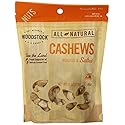 Woodstock Natural Whole Cashews, Roasted and Salted, 6 Ounce