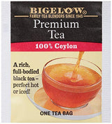 Bigelow 100 Count Premium Blend Black Tea (Case of 10), Contains 1,000 Total Individually Wrapped Tea Bags, Full Caffeine