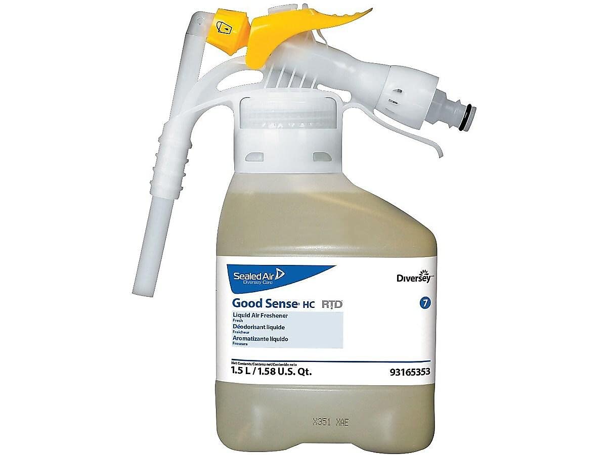Odor Eliminator, Size 1.5L, Yellow, PK2