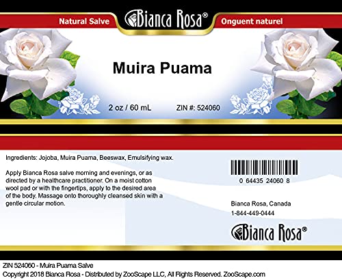 Bianca Rosa Muira Puama Salve (2 oz, ZIN: 524060) - 2 Pack