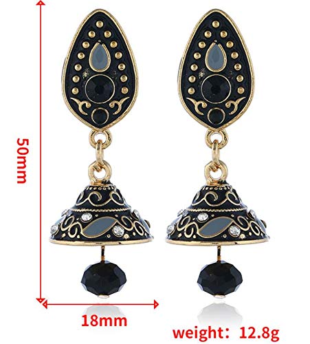 New Micro Wax Inlay Drop Earrings Women Luxury Wedding Fashion Jewelry Earring (Coffee)
