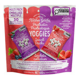 Nature's Garden Probiotic Yoggies Multi Pack, 21oz (Strawberry 15x0.7 oz + Mixed Berry 15x0.7 oz) Yogurt Covered Healthy Snack, High Fiber, Real Fruit
