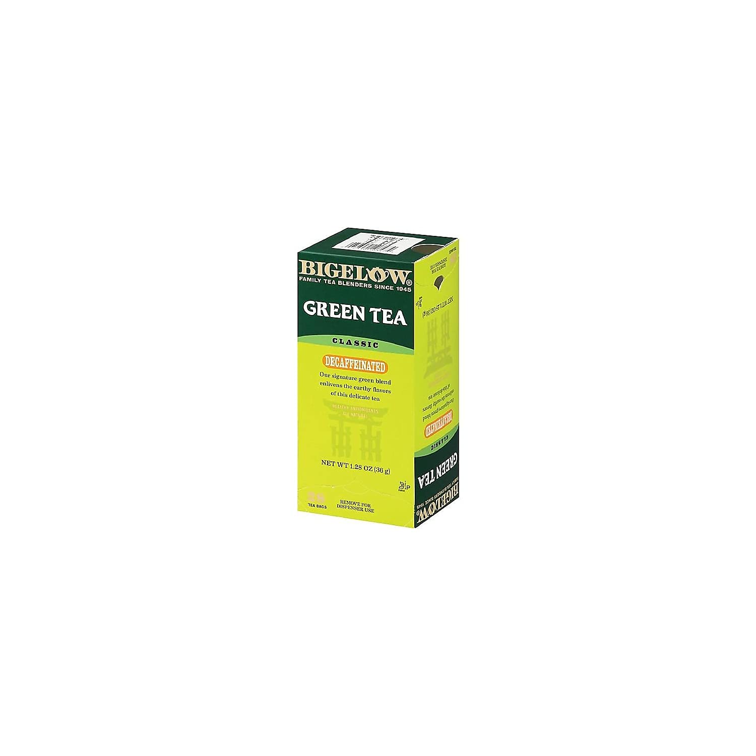Bigelow Decaffeinated Green Tea 28-Count Box (Pack of 1)