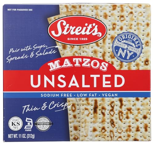 Streits Unsalted Matzo, 11 Ounce