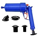 Hrpa Toilet Plunger,Air Power Drain Blaster,Pressure Pump Cleaner,High Pressure Plunger Opener Cleaner Pump for Bath