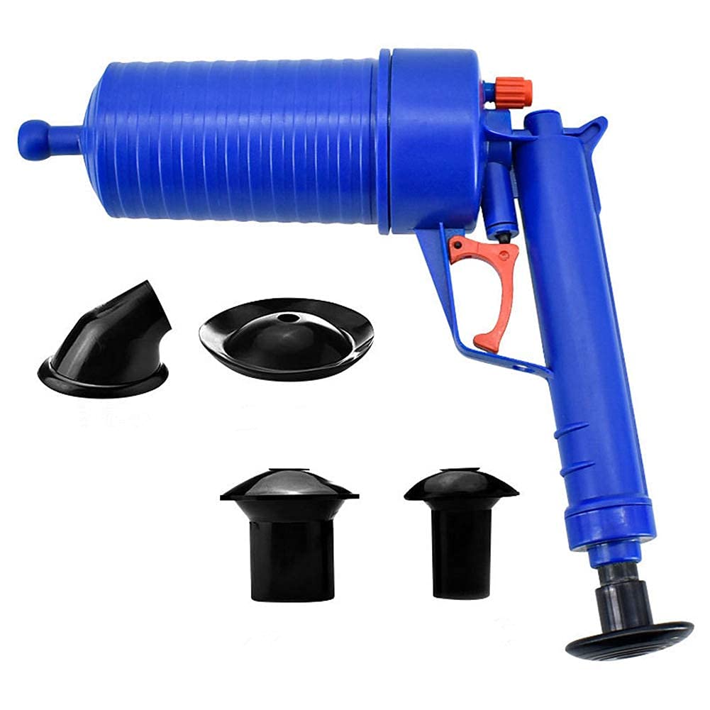 Hrpa Toilet Plunger,Air Power Drain Blaster,Pressure Pump Cleaner,High Pressure Plunger Opener Cleaner Pump for Bath
