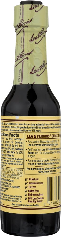 Lea & Perrins Worcestershire, 5-Ounce Glass Bottles (Pack of 24)