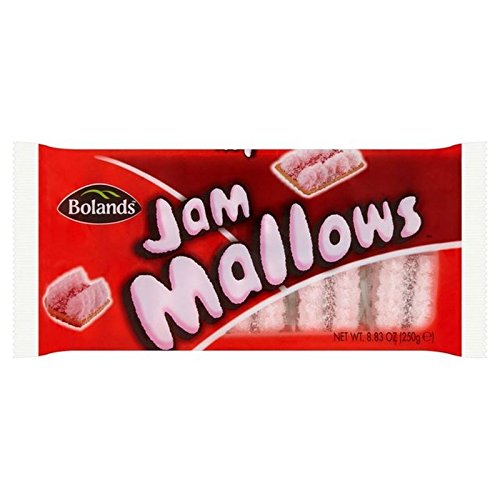 Bolands Jam Mallows 250g (Pack of 2)