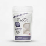 Natural House Laundry Pods - Plant-Based Detergent with Oxygen Boost - Septic-Safe, Plumbing-Friendly - Fragrance Free - 4 Count Trial Pack
