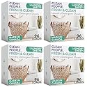 Clean People Laundry Detergent Sheets- Recyclable Packaging, Hypoallergenic, Stain Fighting, Works with All Machines including HE (384 Count, Fresh