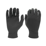 SHOWA 9700PF Sustainable EBT Latex-Free, Powder-Free, Nitrile Disposable Single Use Safety Gloves, 6 Mil, 11" Length, X-Large (1 Box)
