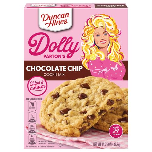 Duncan Hines Dolly Parton's Chocolate Chip Cookie Mix, 15.25 oz.
