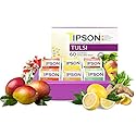 Tipson Organic Tulsi Variety Sampler - 6 Flavors (60 Tea Bags), Herbal Tea Infusions - USDA Organic, Non GMO, and Gluten Free