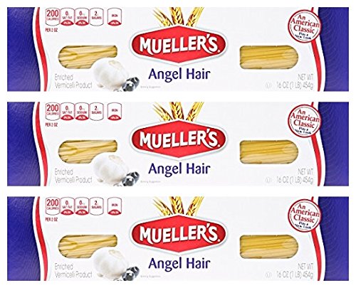 Mueller's Angel Hair Pasta, 16 oz (Pack of 3)