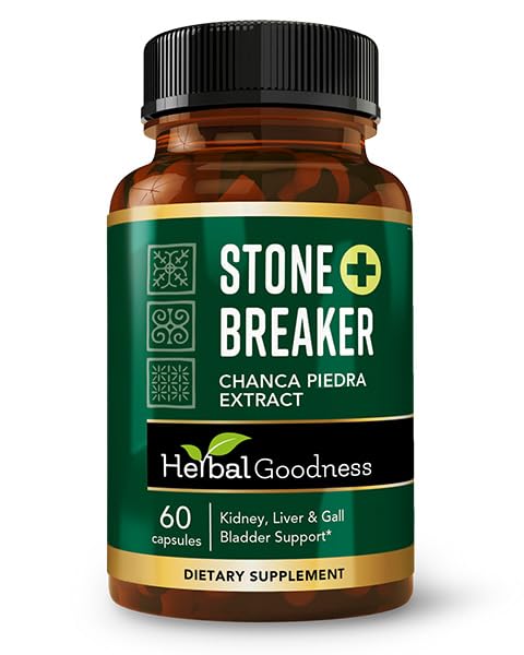 Chanca Piedra Stone Breaker - The Original Formula with Soursop Extract, Curcumin & Bioperine to Detox Urinary Tract, Kidney, Gallbladder Cleanse