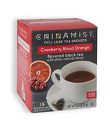 China Mist Full Leaf Tea Satchets, Cranberry Blood Orange, Flavored Black Tea with Other Natural Flavor (1 box)