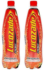 Lucozade Energy Drink Original 1 Liter (2 Bottles)