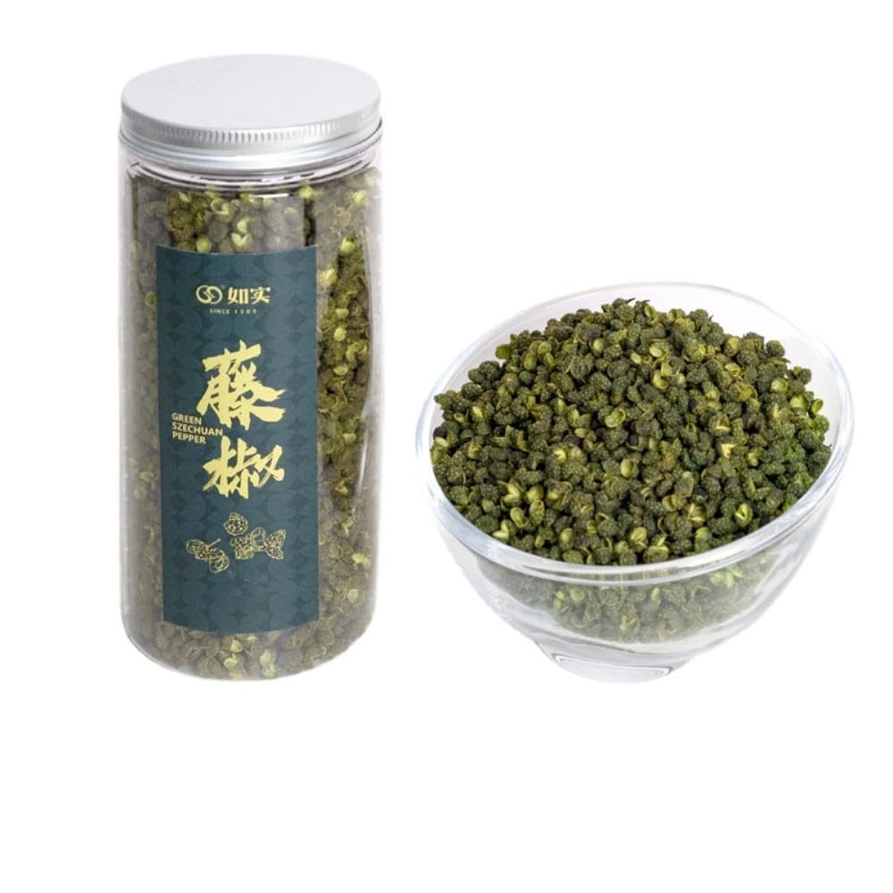 Zercumm Zhenxuan Rattan Pepper Net Selection Green Pepper Hemp Pepper Edible Family Seasoning Season New Pepper Base Material 90G/Bottle