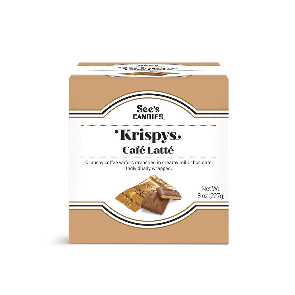 See's Candies 8 oz Cafe Latte Krispys