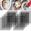 Qiveaory 2024 New Upgrade Toilet Cleaning Screens Toilet Cleaner Hard Water 5.5 x 4 Inch Flexible Scrubbing Pads Remove Calcium Deposits Carbon Rust