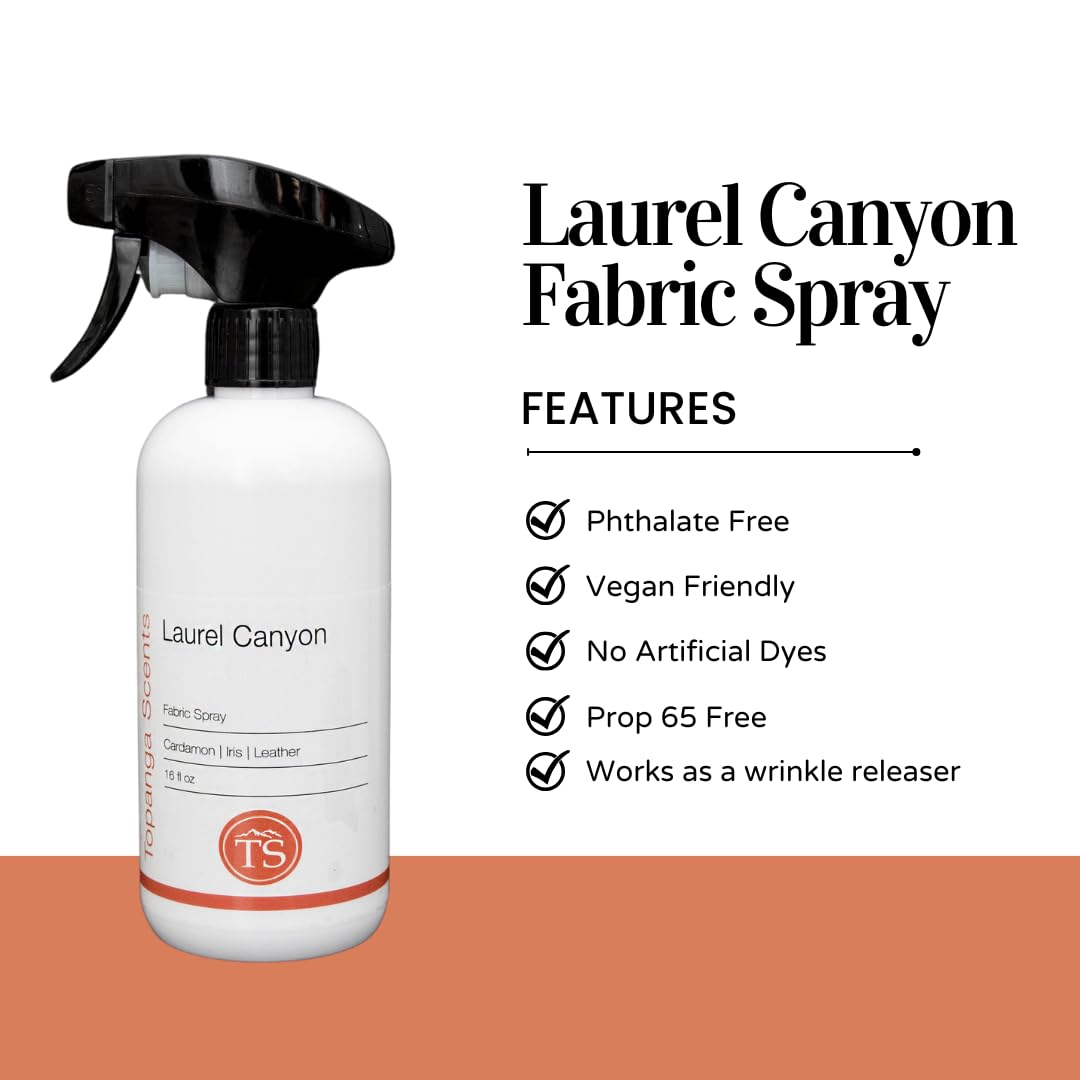 Topanga Scents Laurel Canyon Fabric Spray, 16 fl oz