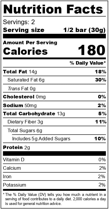 Rawmio Macadamia Sea Salt Bark - 2.12 oz. - Raw, Organic, Vegan, Kosher - Pack of 12