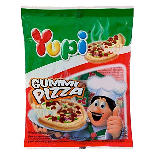 Yupi Brand, Jelly Gummi Pizza 64g X 2 Packs