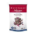 Extra White Gold Brownie Mix - For Baking Cakes Cupcakes Desserts - [Gluten Free] [Nut Free] [Free of the Top 14 Major Allergens] - 14.1 Ounces