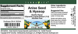 Anise Seed & Hyssop Glycerite Liquid Extract (1:5) - Vanilla Flavored (1 oz, ZIN: 522044) - 3 Pack
