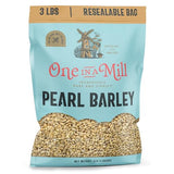 ONE IN A MILL Pearl Barley 3LB Bulk Resealable Bag | For Beef Stew, Soups, Steel Cut Oatmeal, Casseroles & Cooking | Hearty Plant-Based Whole Grain for Cooking | OU Kosher
