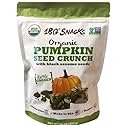 180 Snacks Organic Pumpkin Seed Crunch with Black Sesame Seeds Clusters, Low Cholestrol - 16 Ounces