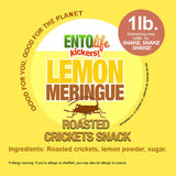 Lemon Meringue Flavored Edible Cricket Snacks - Pound Size - Pound Size - Crickets you can eat - Farm raised for human consumption