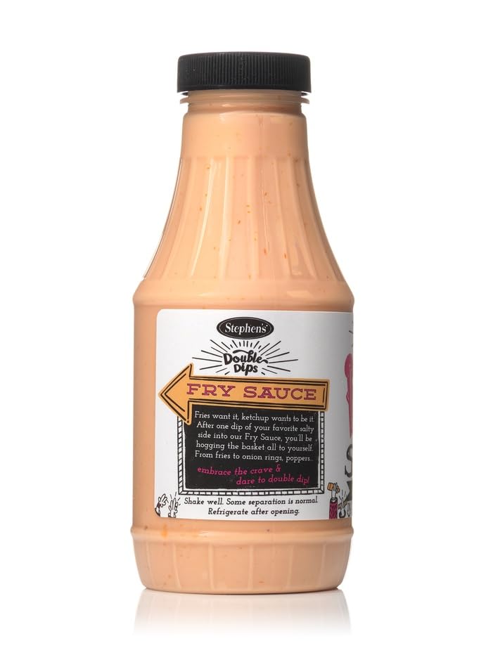 Stephen’s Double Dips Zesty Dipping for Burgers & Sandwiches, Fry Sauce 13.9 oz (Pack of 3)