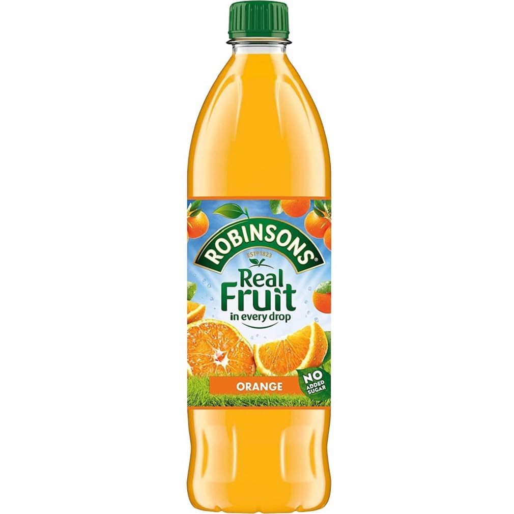 Robinsons Whole Orange No Added Sugar 1L (Pack of 4)